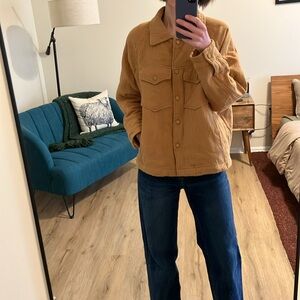 Bucketlist Quilted Jacket In Camel